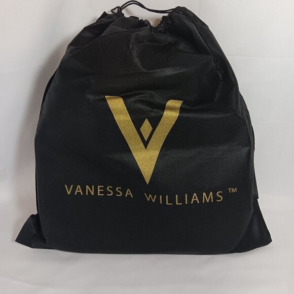Vanessa Williams Large Cosmetic Bag NWT and Dustbag Black - Picture 9 of 9